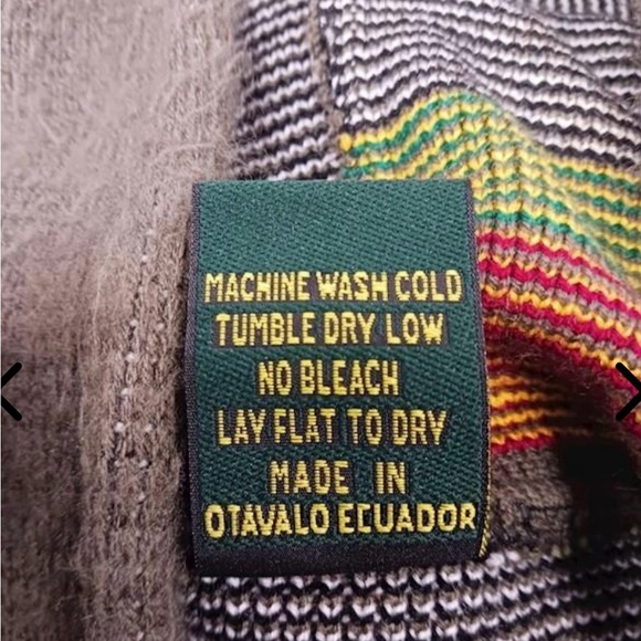 Alpaca Wool Bob Marley full zip hoodie. One Love. Rastafarian colors. - Picture 7 of 9